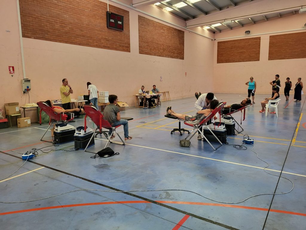 Donación de sangre en Belver de Cinca