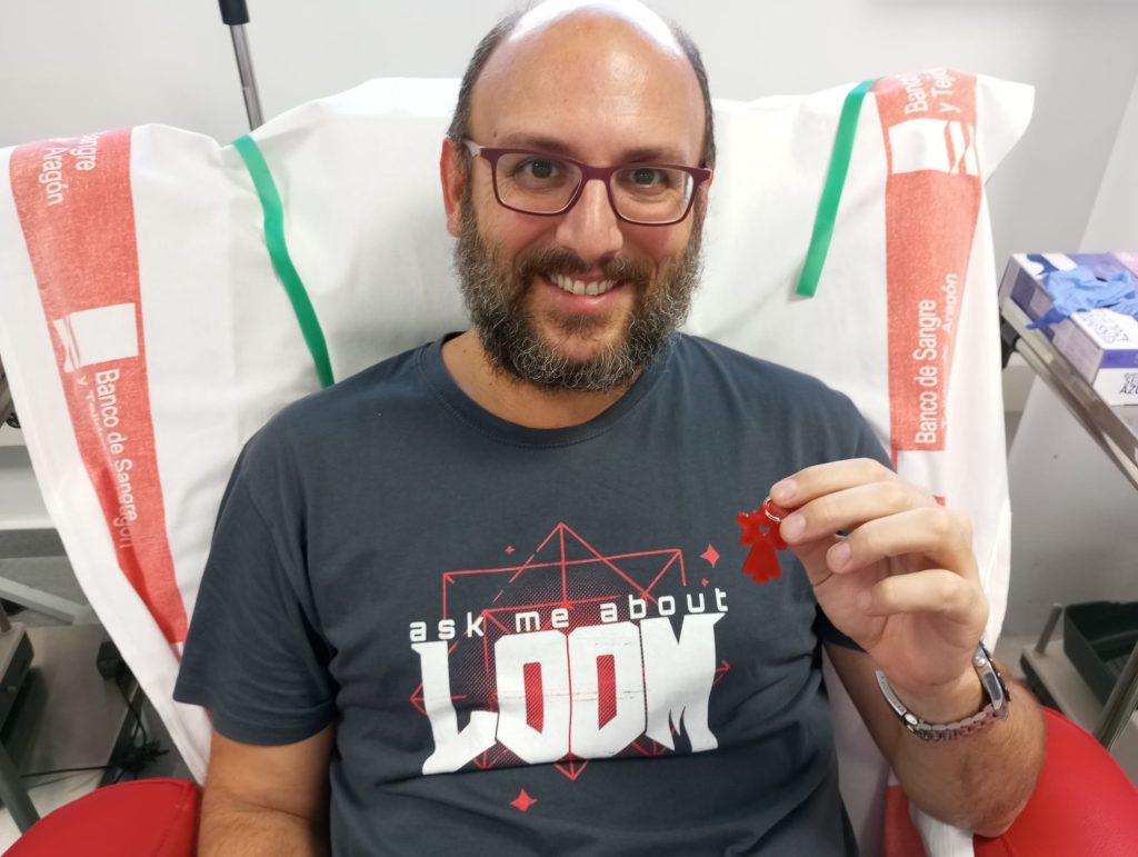 Llavero con la Virgen del Pilar