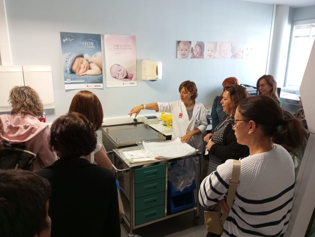 Visita de matronas al Banco de leche